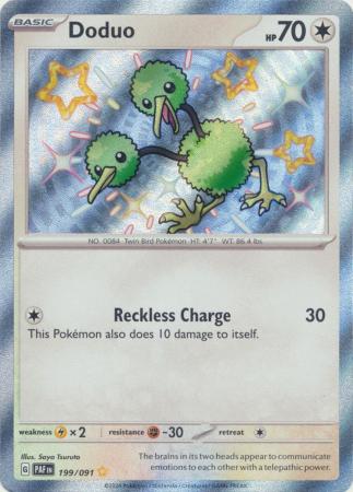 Scarlet & Violet: Paldean Fates : 199/091 - Doduo - Shiny Rare