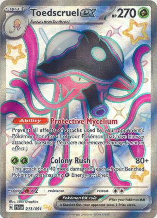 Scarlet & Violet: Paldean Fates : 213/091 - Toedscruel ex - Shiny Ultra Rare