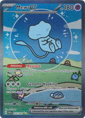 Scarlet & Violet: Paldean Fates : 232/091 - Mew ex - Special Illustration Rare