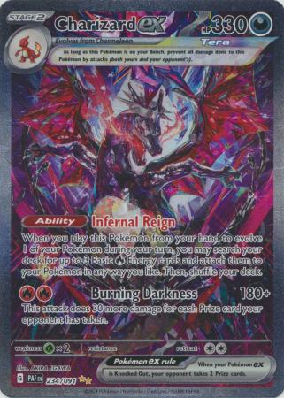 Scarlet & Violet: Paldean Fates : 234/091 - Charizard ex - Special Illustration Rare