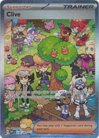Scarlet & Violet: Paldean Fates : 236/091 - Clive - Special Illustration Rare
