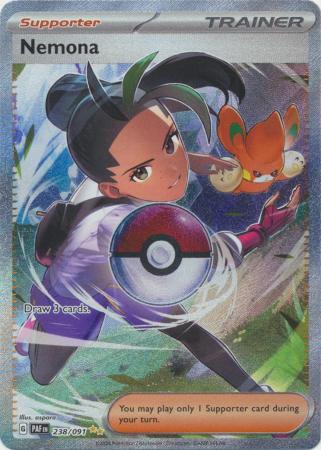 Scarlet & Violet: Paldean Fates : 238/091 - Nemona - Special Illustration Rare