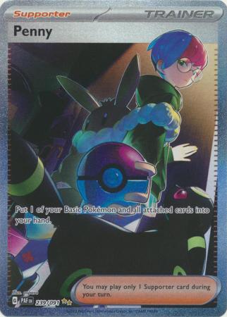 Scarlet & Violet: Paldean Fates : 239/091 - Penny - Special Illustration Rare