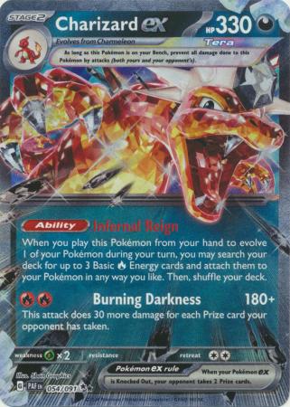 Scarlet & Violet: Paldean Fates : 054/091 - Charizard ex - Ultra Rare
