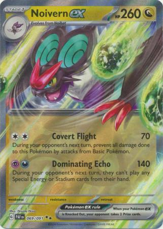 Scarlet & Violet: Paldean Fates : 069/091 - Noivern ex - Ultra Rare