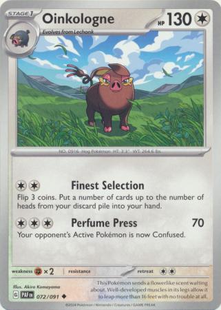 Scarlet & Violet: Paldean Fates : 072/091 - Oinkologne - Uncommon