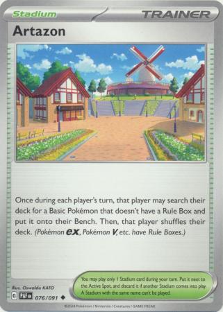 Scarlet & Violet: Paldean Fates : 076/091 - Artazon - Uncommon