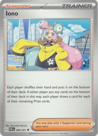 Scarlet & Violet: Paldean Fates : 080/091 - Iono - Uncommon