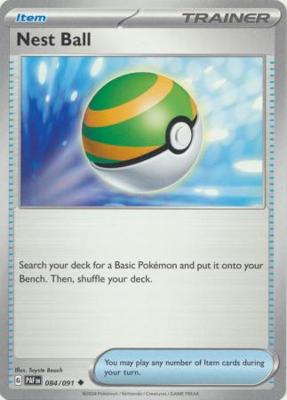 Scarlet & Violet: Paldean Fates : 084/091 - Nest Ball - Uncommon