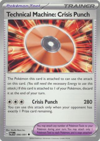 Scarlet & Violet: Paldean Fates : 090/091 - Technical Machine: Crisis Punch - Uncommon