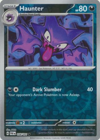 Scarlet & Violet: Paldean Fates : 056/091 - Haunter - Common Reverse Holo