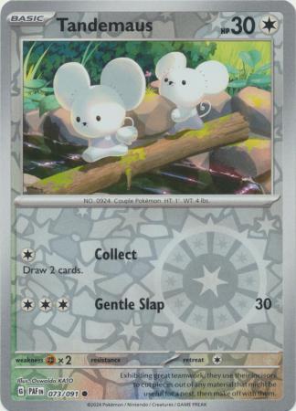 Scarlet & Violet: Paldean Fates : 073/091 - Tandemaus - Common Reverse Holo