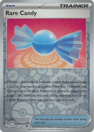 Scarlet & Violet: Paldean Fates : 089/091 - Rare Candy - Common Reverse Holo