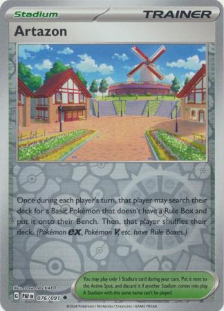 Scarlet & Violet: Paldean Fates : 076/091 - Artazon - Uncommon Reverse Holo