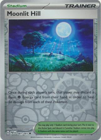 Scarlet & Violet: Paldean Fates : 081/091 - Moonlit Hill - Uncommon Reverse Holo
