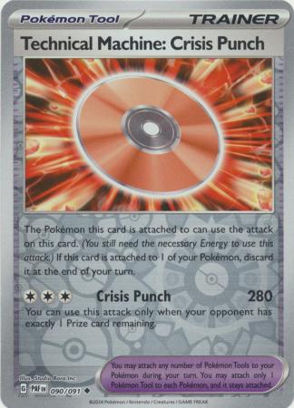Scarlet & Violet: Paldean Fates : 090/091 - Technical Machine: Crisis Punch - Uncommon Reverse Holo