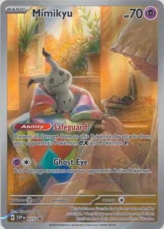 Scarlet & Violet: Paldean Fates : SVP075 - Mimikyu - Illustration Rare Promo