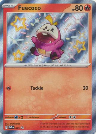Scarlet & Violet: Paldean Fates : SVP079 - Fuecoco - Shiny Promo