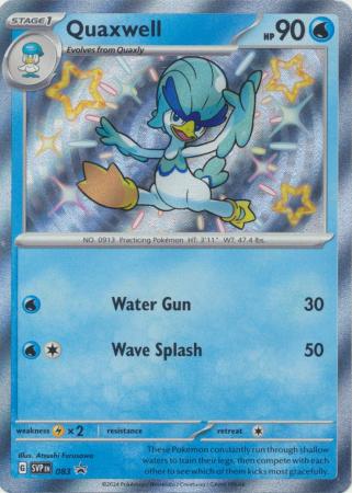 Scarlet & Violet: Paldean Fates : SVP083 - Quaxwell - Shiny Promo