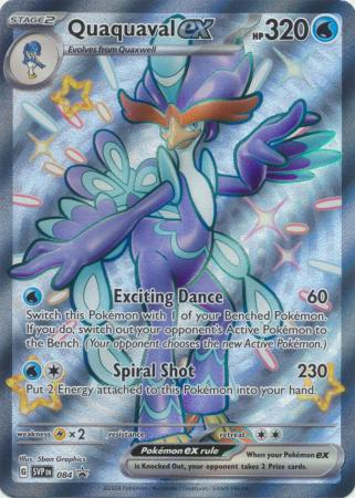 Scarlet & Violet: Paldean Fates : SSVP084 - Quaquaval ex - Shiny Promo Oversized