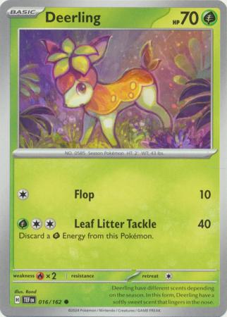 Scarlet & Violet: Temporal Forces: 016/162 - Deerling - Common