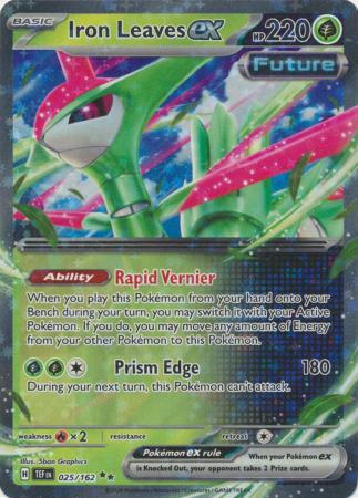 Scarlet & Violet: Temporal Forces: 025/162 - Iron Leaves ex - Ultra Rare