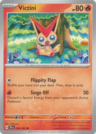 Scarlet & Violet: Temporal Forces: 030/162 - Victini - Common