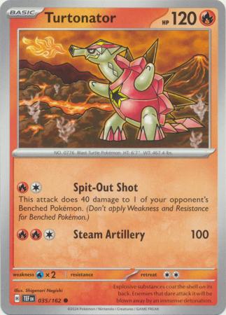 Scarlet & Violet: Temporal Forces: 035/162 - Turtonator - Common