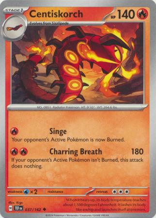 Scarlet & Violet: Temporal Forces: 037/162 - Centiskorch - Uncommon