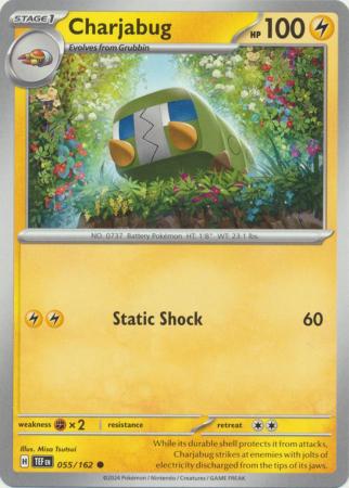 Scarlet & Violet: Temporal Forces: 055/162 - Charjabug - Common