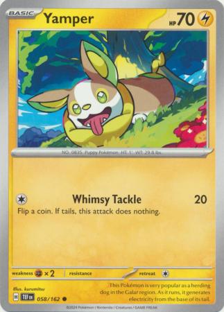 Scarlet & Violet: Temporal Forces: 058/162 - Yamper - Common
