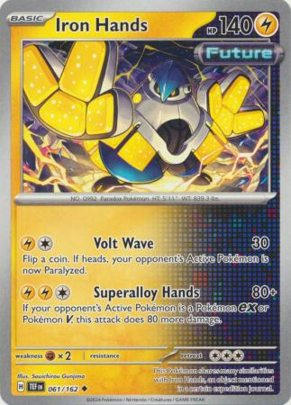 Scarlet & Violet: Temporal Forces: 061/162 - Iron Hands - Uncommon