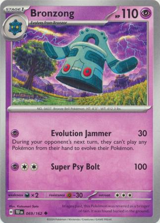 Scarlet & Violet: Temporal Forces: 069/162 - Bronzong - Uncommon