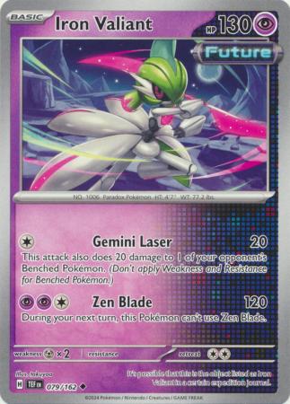 Scarlet & Violet: Temporal Forces: 079/162 - Iron Valiant - Uncommon