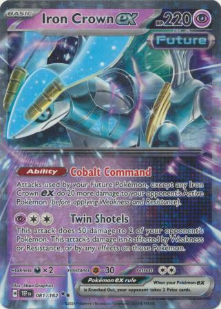 Scarlet & Violet: Temporal Forces: 081/162 - Iron Crown ex - Ultra Rare