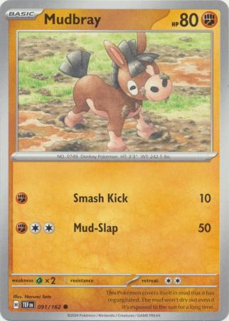 Scarlet & Violet: Temporal Forces: 091/162 - Mudbray - Common