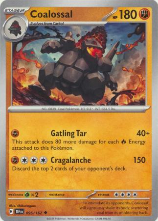 Scarlet & Violet: Temporal Forces: 095/162 - Coalossal - Uncommon