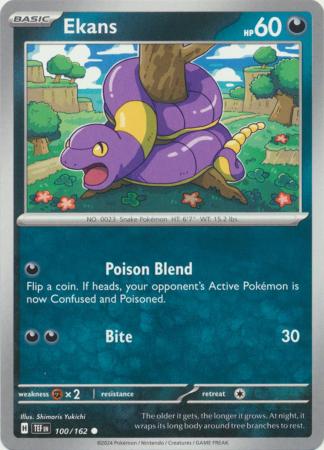 Scarlet & Violet: Temporal Forces: 100/162 - Ekans - Common