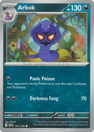 Scarlet & Violet: Temporal Forces: 101/162 - Arbok - Common