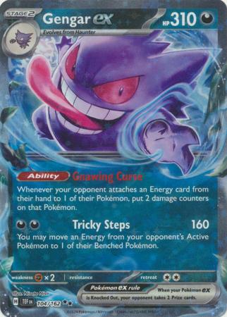 Scarlet & Violet: Temporal Forces: 104/162 - Gengar ex - Ultra Rare