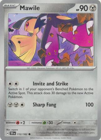 Scarlet & Violet: Temporal Forces: 112/162 - Mawile - Common