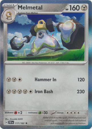 Scarlet & Violet: Temporal Forces: 117/162 - Melmetal - Holo Rare