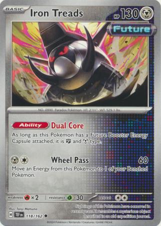 Scarlet & Violet: Temporal Forces: 118/162 - Iron Treads - Uncommon