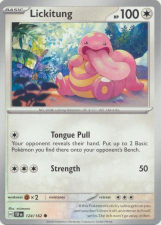 Scarlet & Violet: Temporal Forces: 124/162 - Lickitung - Common