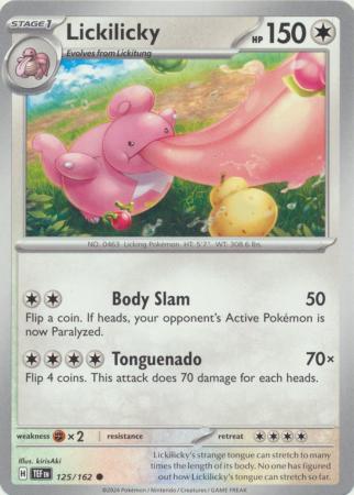 Scarlet & Violet: Temporal Forces: 125/162 - Lickilicky - Common
