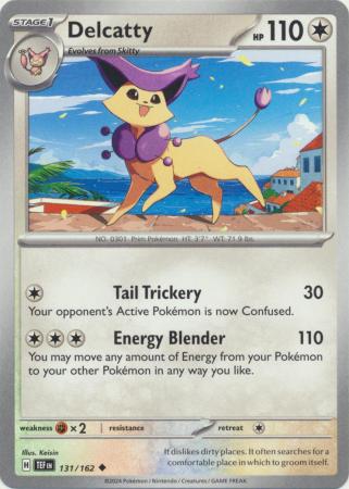 Scarlet & Violet: Temporal Forces: 131/162 Delcatty - - Uncommon
