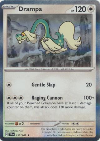 Scarlet & Violet: Temporal Forces: 138/162 - Drampa - Holo Rare