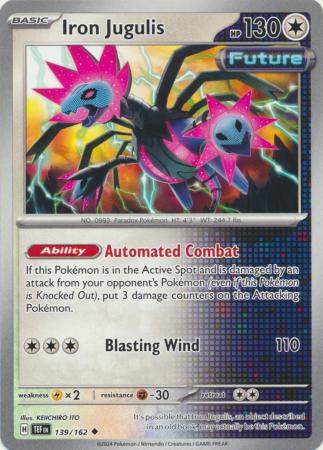 Scarlet & Violet: Temporal Forces: 139/162 - Iron Jugulis - Uncommon