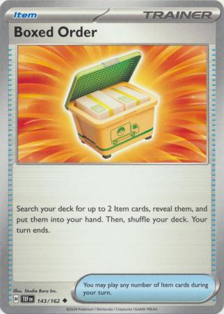 Scarlet & Violet : Temporal Forces: 143/162 - Boxed Order - Uncommon