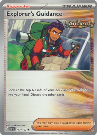 Scarlet & Violet: Temporal Forces: 147/162 - Explorer's Guidance - Uncommon
